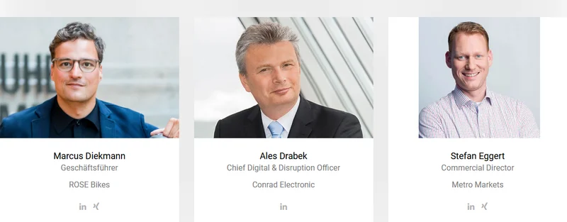 Weitere Referenten und Speaker bei den E-Commerce-Tagen