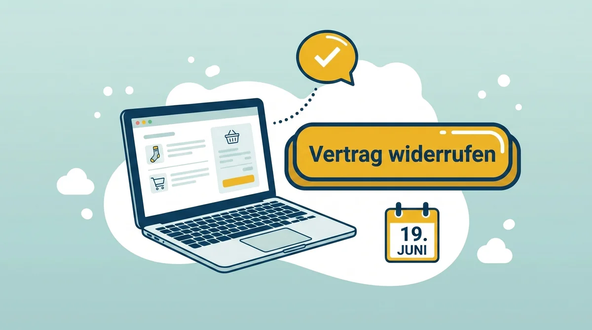 Widerrufsbutton-Pflicht ab 19. Juni 2026: So setzt du sie um