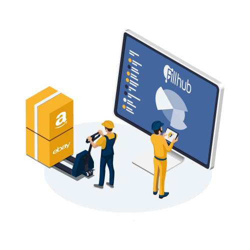 eBay Fulfillment Service – Fillhub Versandlager mit eBay-Paketen